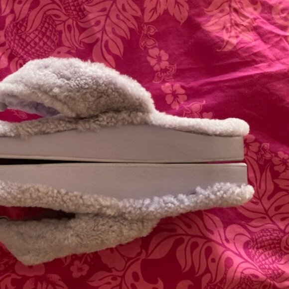 OLUKAI KIPE'A HEU LILAC SHEERLING FLIP FLOPS SANDALS HAWAII INSPIRED NICE COZY 9 - Picture 7 of 12